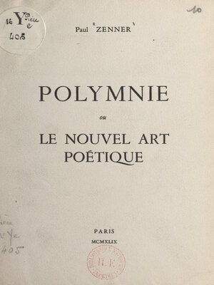 cover image of Polymnie